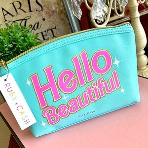 Ruby & Cash Barbie inspired Hello Beautiful Cosmetic/beauty bag